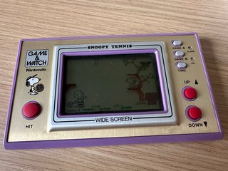 Nintendo Game & Watch Snoopy Tennis SP-30.Año 1984