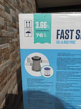 Piscina Bestway Fast Set 3.66m Nova Selada