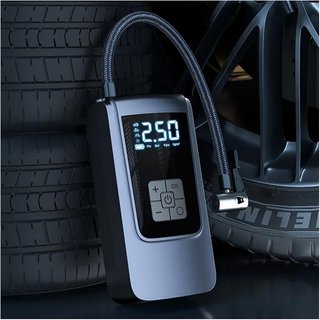Compresor Aire ST-9624 , Bomba De Aire Digital De 7,4/12V, 150PSI, Luz LED, Inalámbrico/con Cable, Neumáticos , ENVIO 24H