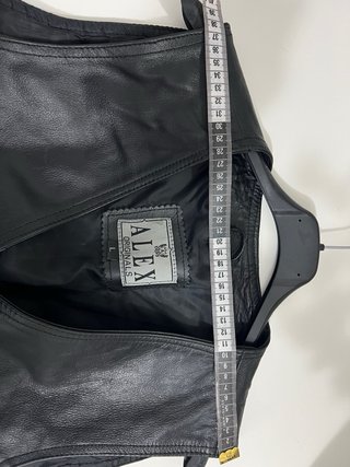 Chaleco de cuero Alex Originals Talla L