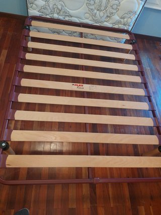 Somier Flex Futura Hierro y Madera