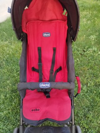 Silla de paseo Chicco roja y negra