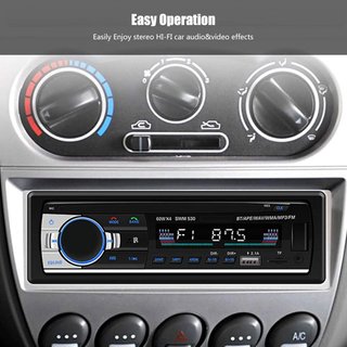 Radiocassette WMA JSD-520 Radio de coche Reproductor de MP3, funciones múltiples, doble USB, radio FM para coche, Bluetooth, llamada manos libres, música sin pérdidas, reproductor de mp3, múltiple...