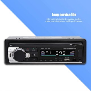 Radiocassette WMA JSD-520 Radio de coche Reproductor de MP3, funciones múltiples, doble USB, radio FM para coche, Bluetooth, llamada manos libres, música sin pérdidas, reproductor de mp3, múltiple...