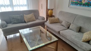 Oferta  Sofá de 3 + 2 plazas en tela Lavable t