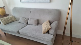 Oferta  Sofá de 3 + 2 plazas en tela Lavable t