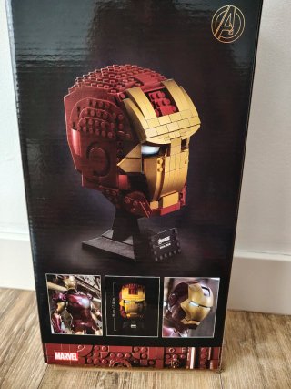 Casco Iron Man Lego Avengers compatible con Lego