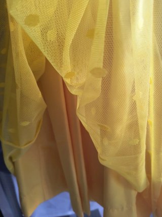 Vestido niña adolescente amarillo
