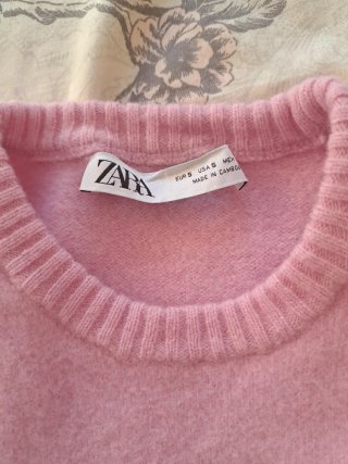 Jersey ZARA rosa lana