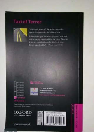 Oxford Bookworms Library: Starter: Taxi of Terror