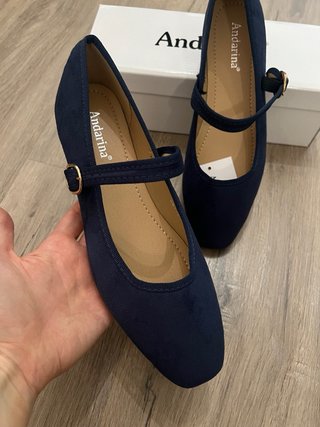 Bailarinas azul marino Andarina
