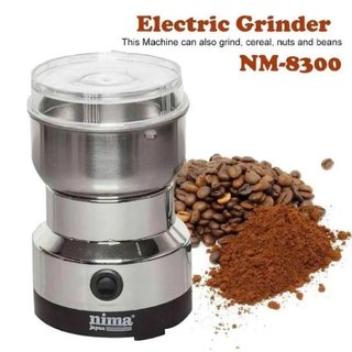 Molinillo Cafe Skoedi NM-8300 Nuevo, Molinillo eléctrico portátil Nima/Skoedi NM-8300, multifunción, para uso doméstico, para cereales, café, condimentos, especias y polvo ultrafino para alimentos...