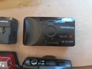 Lote di Fotocamere Analogiche: Olympus, Ansco, Kyocera