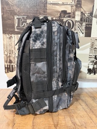 Mochila Táctica Militar Mini 25L Gris Negra