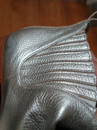 Dorotea -Botines Sky plata, todo piel suave