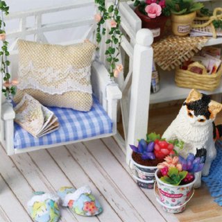 Maqueta puzzle House Room Mod3013 Puzzle Juguetes Puzzles 3D Hecho a Mano Miniatura Casa,Realistic Mini 3D Wooden House Room Juguete Hecho a Mano con Muebles Luces LED Navidad Cumpleaños Regalo de...