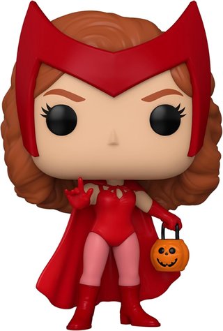 Funko Pop! Marvel: WandaVision - Scarlet Witch - Halloween Wanda Maximoff - Figura de Vinilo Coleccionable - Idea de Regalo- Mercancia Oficial - Juguetes para Niños y Adultos - TV Fans