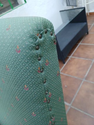 Mecedoras antiguas verdes