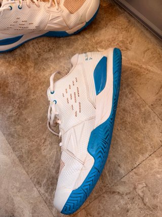 Zapatillas Tenis Wilson Blancas y Azules