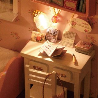 Maqueta puzzle Sunshine princess Mod3015 Nuevo, Casas de muñecas en Miniatura Casa de muñecas en Miniatura Juguetes de Madera para niños Regalo de cumpleaños para niños y Campus Gran opción para l...