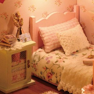 Maqueta puzzle Sunshine princess Mod3015 Nuevo, Casas de muñecas en Miniatura Casa de muñecas en Miniatura Juguetes de Madera para niños Regalo de cumpleaños para niños y Campus Gran opción para l...