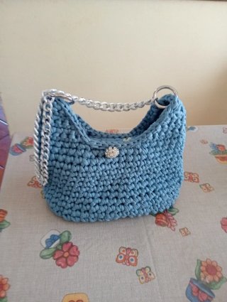 Borsa uncinetto fatta a mano