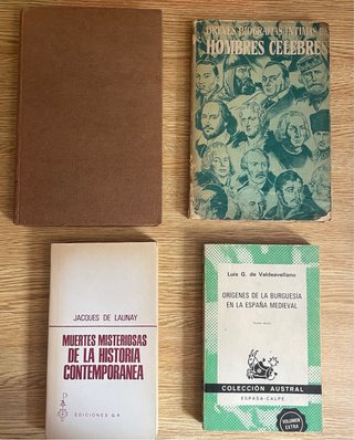 Lote 8 libros historia / 2 euros el lote completo