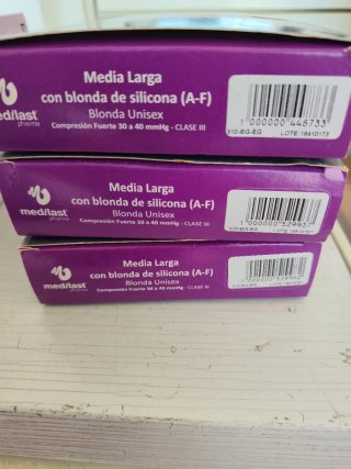 Lote Medias Compresión Fuerte Medilast Beige