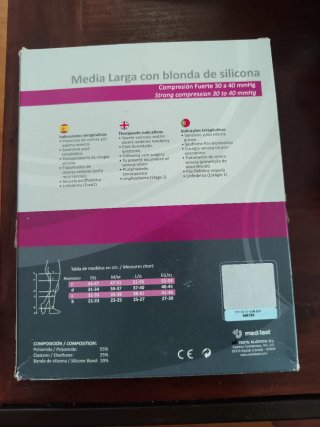 Lote Medias Compresión Fuerte Medilast Beige