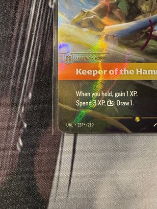 Poppy Keeper of the Hammer firmata 237*
