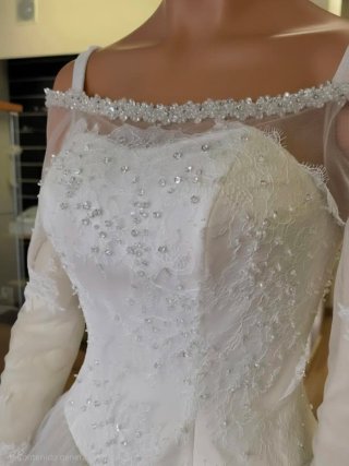 Vestido de novia largo
