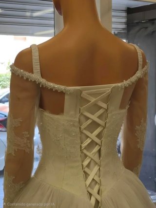 Vestido de novia largo