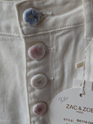 Pantalones Zac & Zoe con bordado de flores