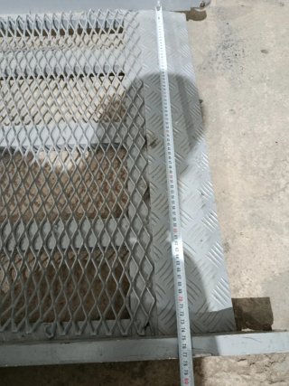 Rampa para furgoneta metálica