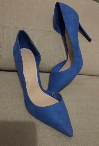 Zapatos de tacón Mango azules