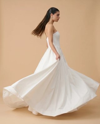 Vestido de novia strapless