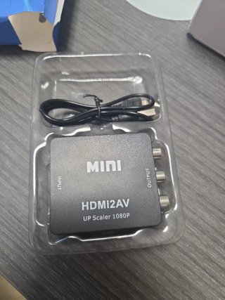 Adaptador HDMI a RCA MINI UP Scaler 1080P