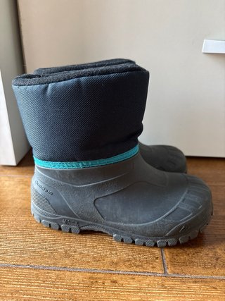 Botas Nieve Niño/a Talla 26-27 Azul/Gris