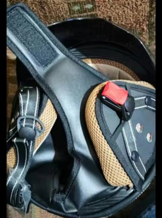 Casco Moto Negro Retro Vintage
