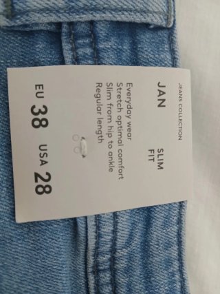 Vaqueros Mango Slim Talla 38
