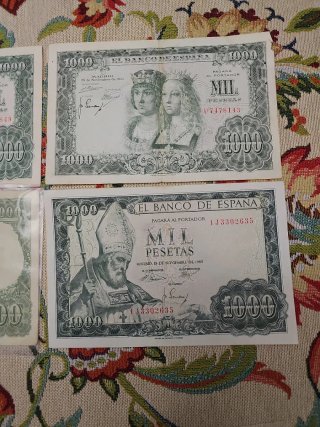 Billetes de España 1000 Pesetas