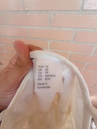 Vestido Verano Encaje Blanco Talla XS