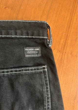 Jeans corti cargo Pull&Bear neri