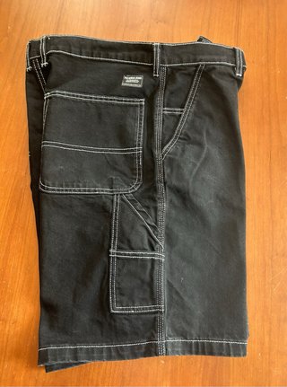 Jeans corti cargo Pull&Bear neri