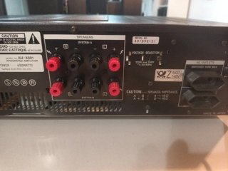 Amplificador Sansui AU-X501 Negro