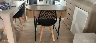 Tavolo da scrivania e trucco Sklum legno metallo