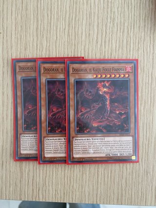 3x Dogoran, il Kaiju Folle Fiamma Yu-Gi-Oh!