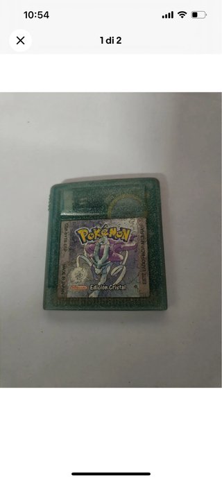Pokémon edición Crystal Nintendo Gameboy color