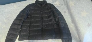 Chaqueta Plumas Negra Mujer Talla M