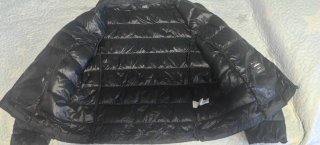 Chaqueta Plumas Negra Mujer Talla M